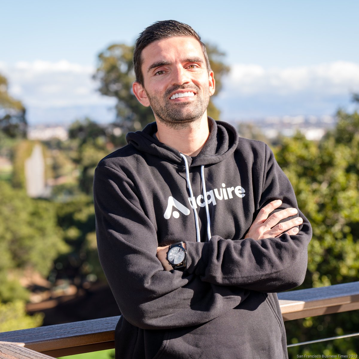 Andrew Gazdecki, founder and chief executive of Acquire.com